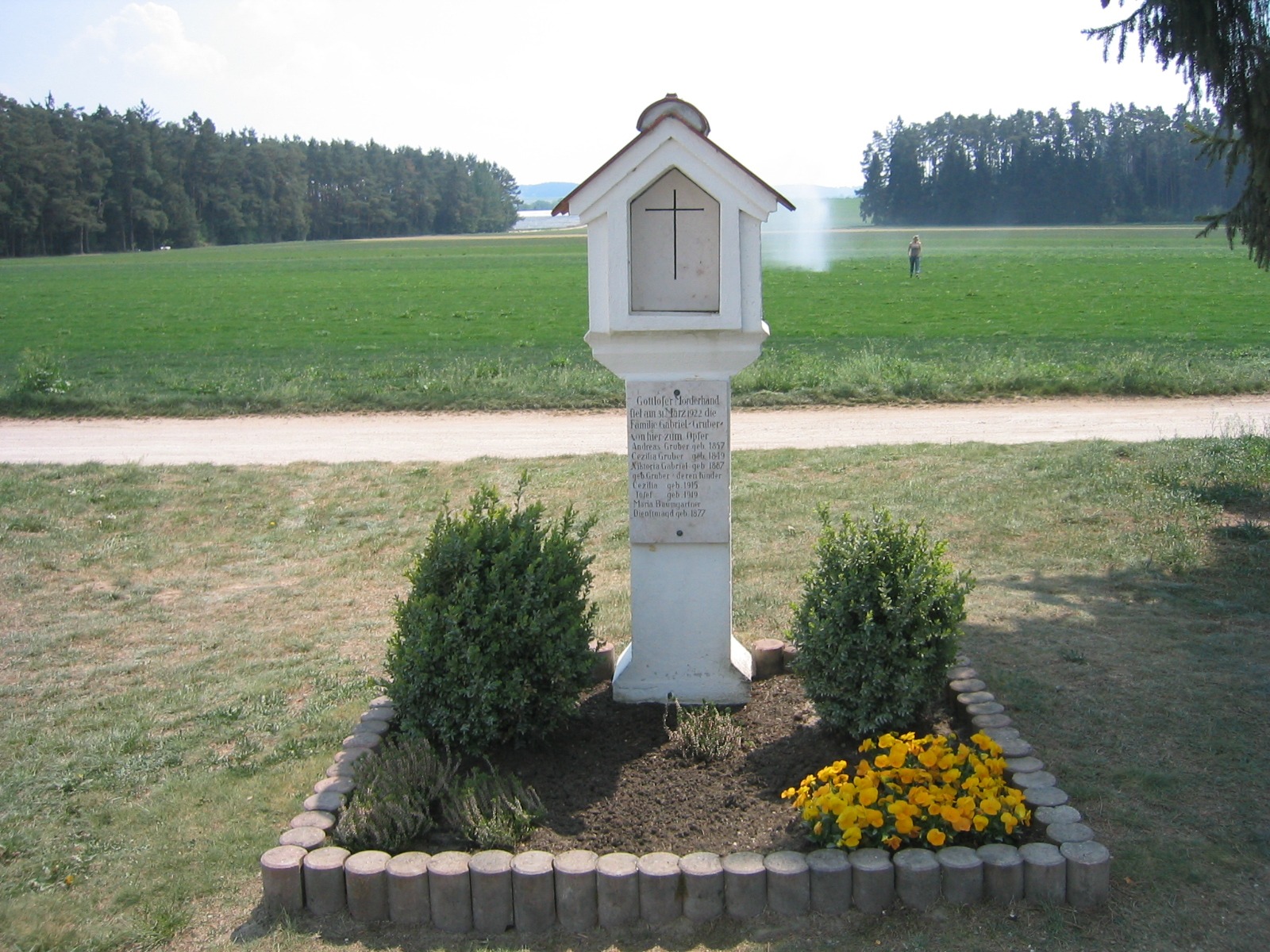 The Hinterkaifeck memorial.