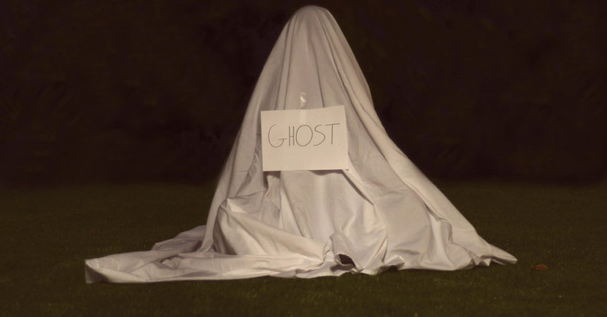A sheet ghost
