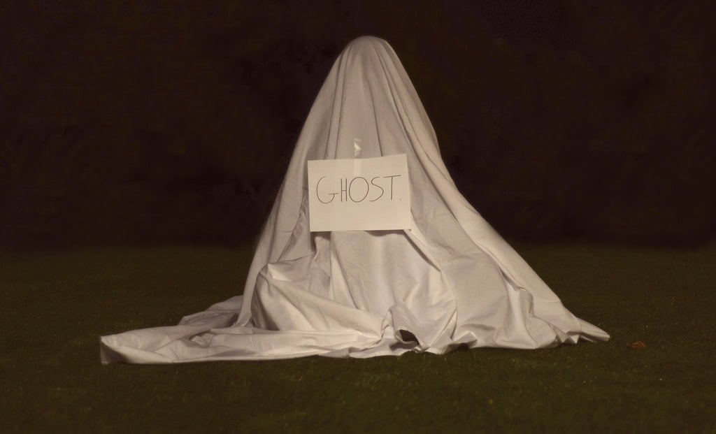 A sheet ghost