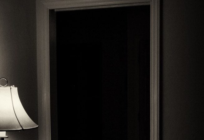 A dark doorway