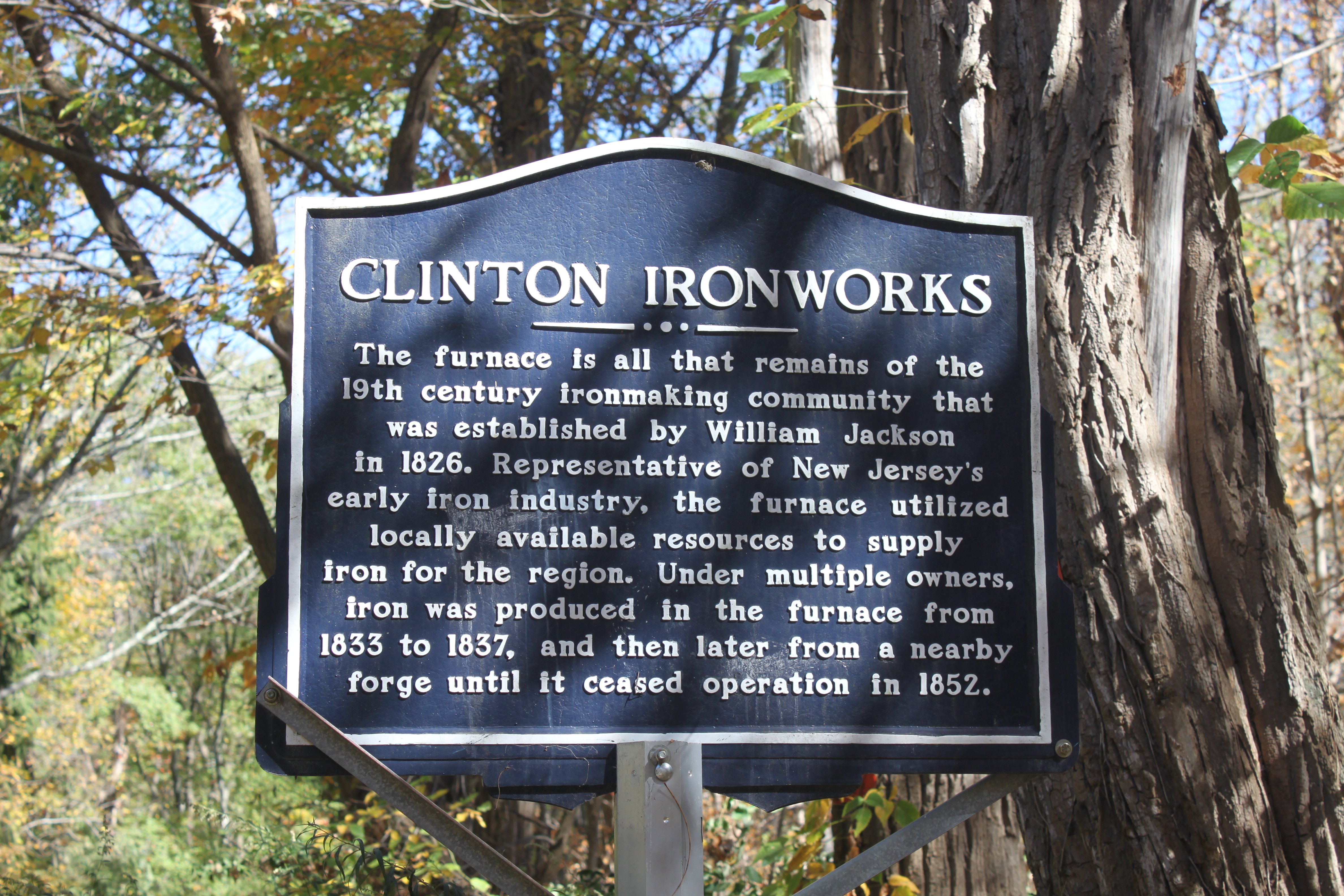 Clinton Road Ironworks sign