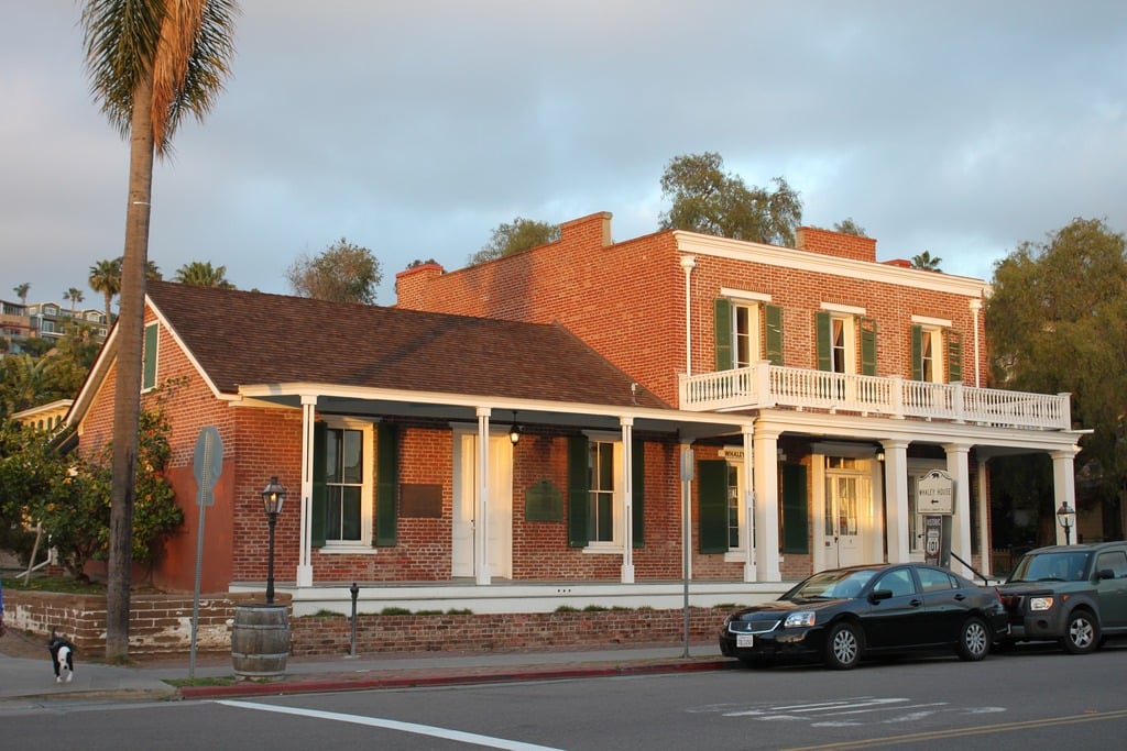 The exterior of the Whaley House