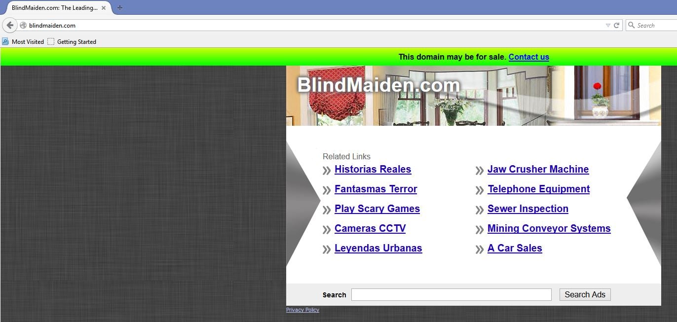 Blind maiden website