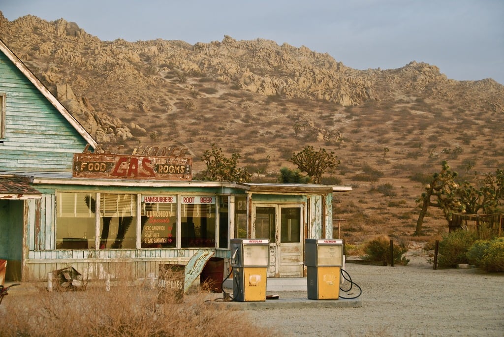 A diner in the desert