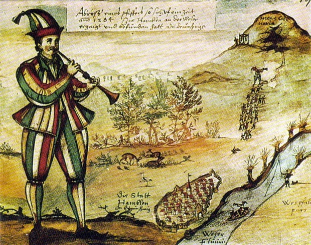 Illustration of the Pied Piper