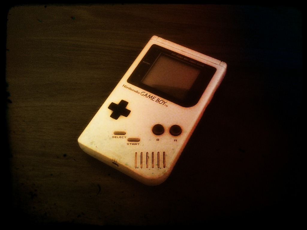 A vintage Game Boy