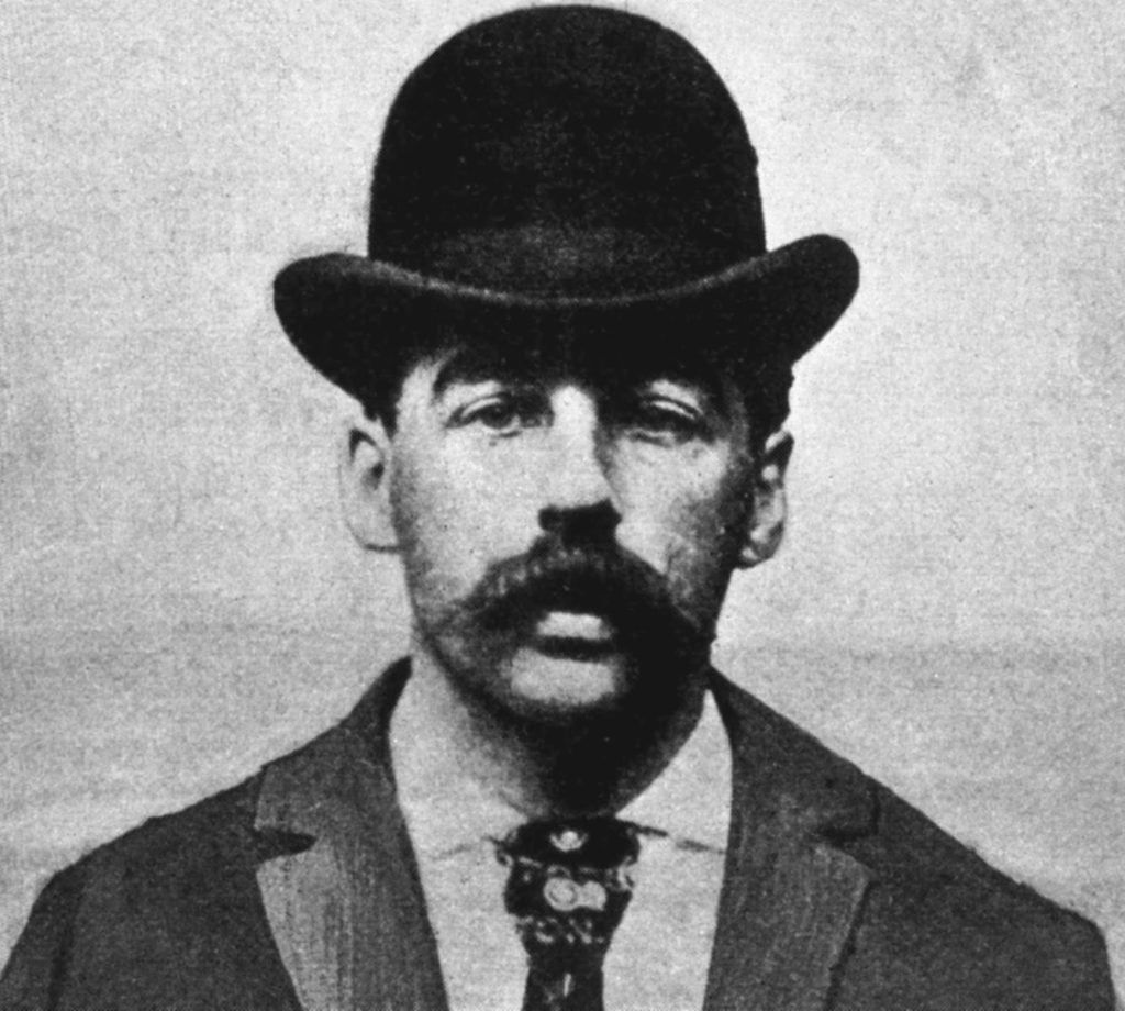 H H Holmes' mugshot