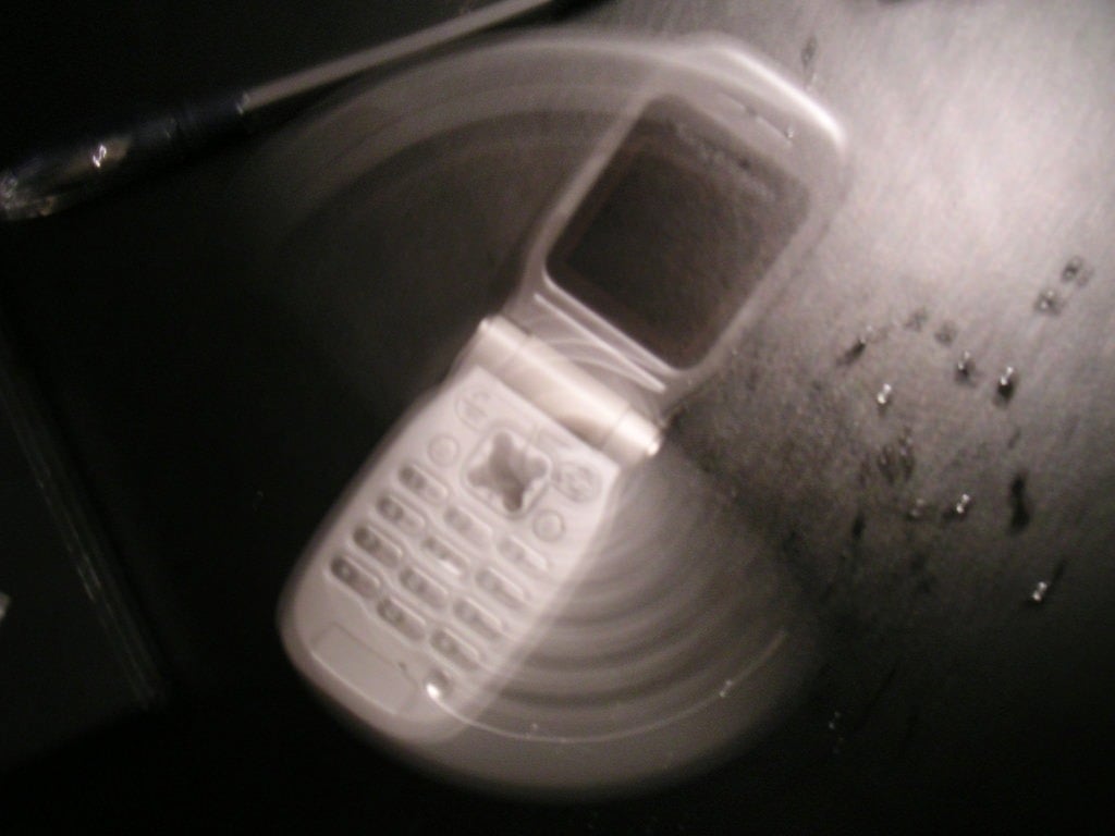 An old flip phone