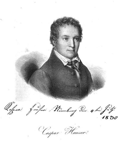 An illustration of Kaspar Hauser