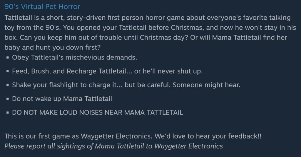 Tattletail 2 Confirmed by Waygetter Electronics Teaser 