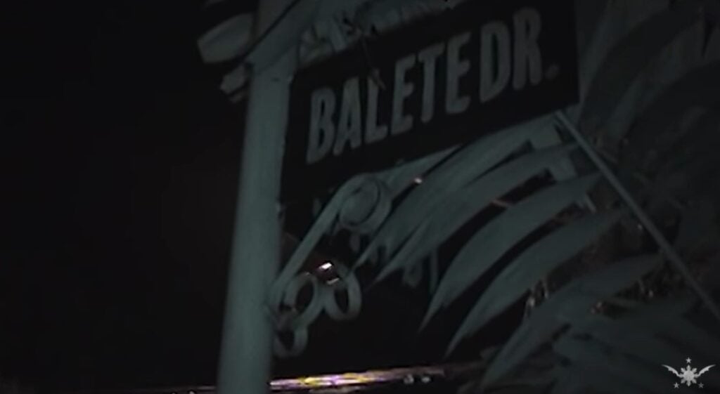 Balete Drive street sign