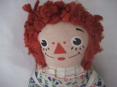 A Raggedy Anne doll