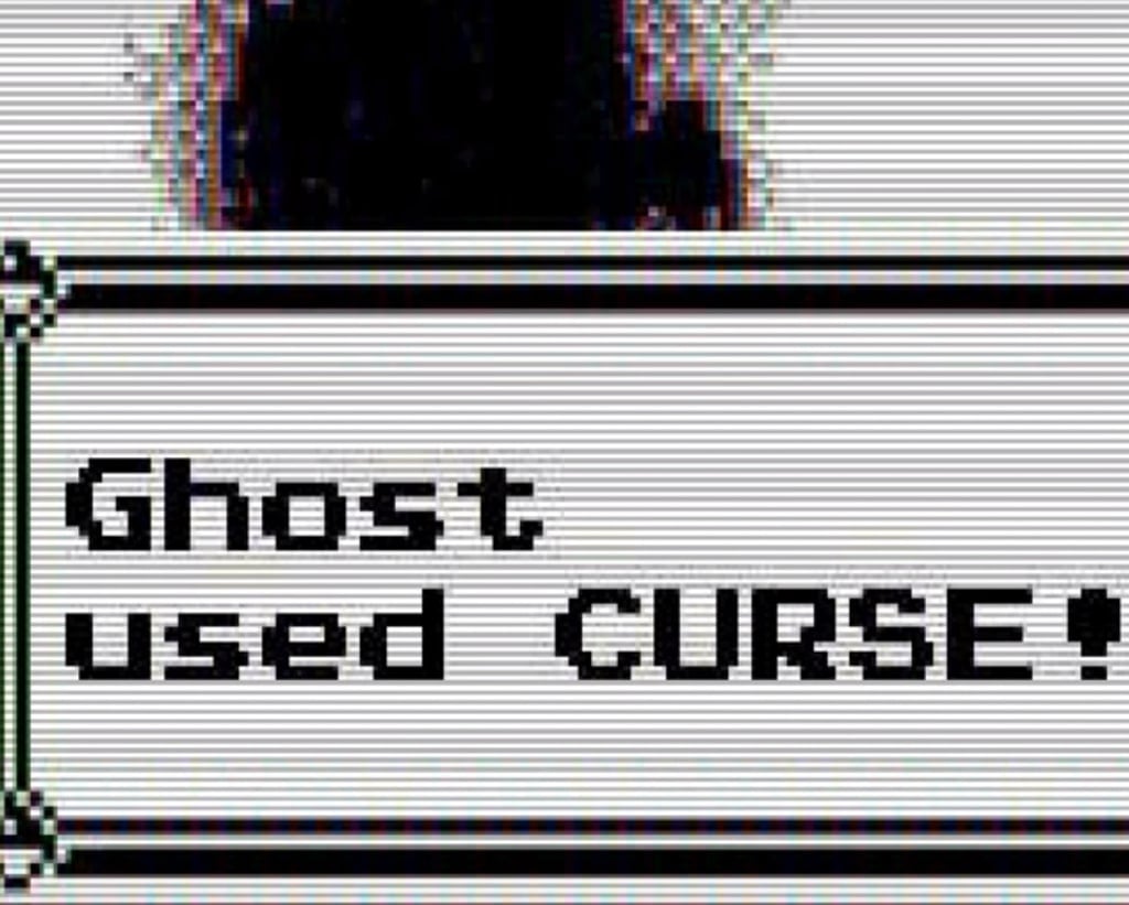 A screenshot from the Pokemon Black creepypasta