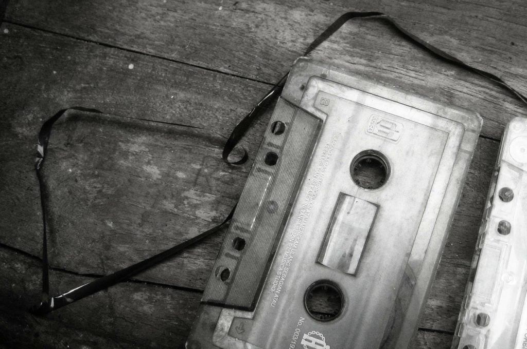 An old cassette tape