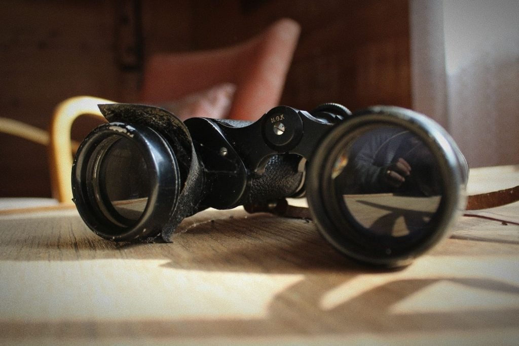 A pair of binoculars