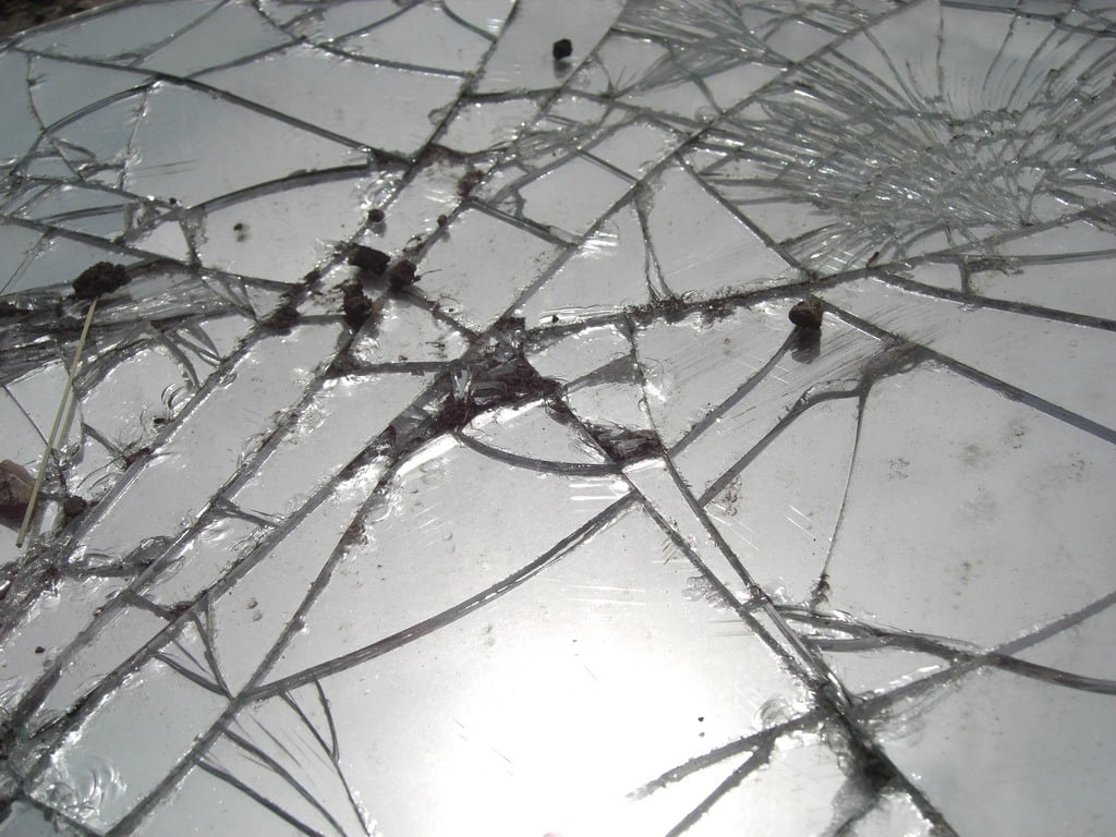 A shattered mirror