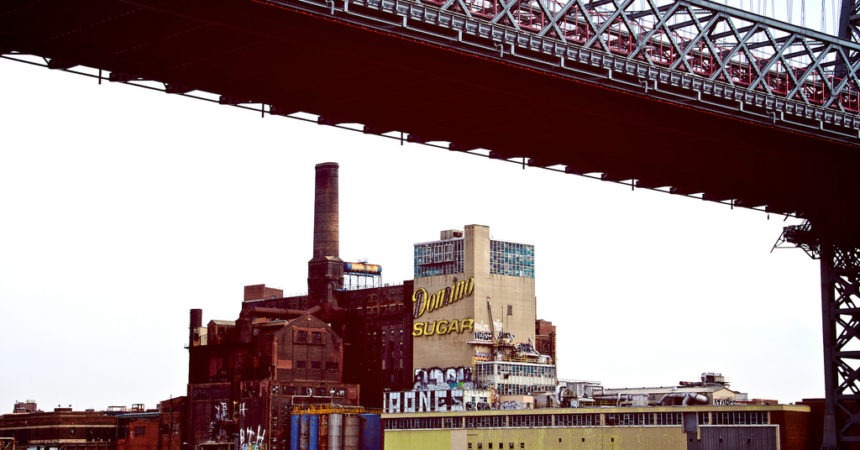 The old Domino Sugar Factory in Brooklyn
