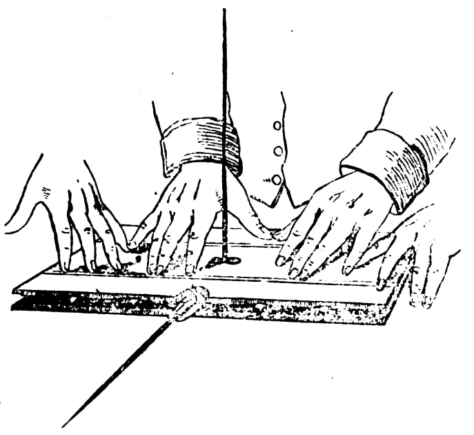 A Faraday apparatus for automatic writing