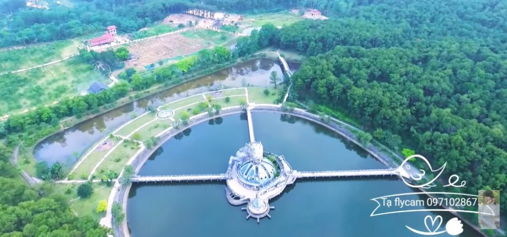 Drone footage of Ho Thuy Tien abandoned waterpark