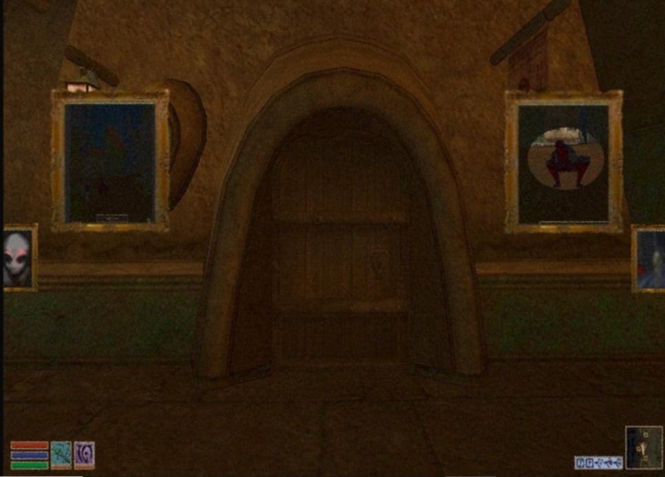 Screenshot of the Morrowind mod door