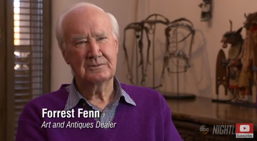Forrest Fenn, an elderly white man with white hair