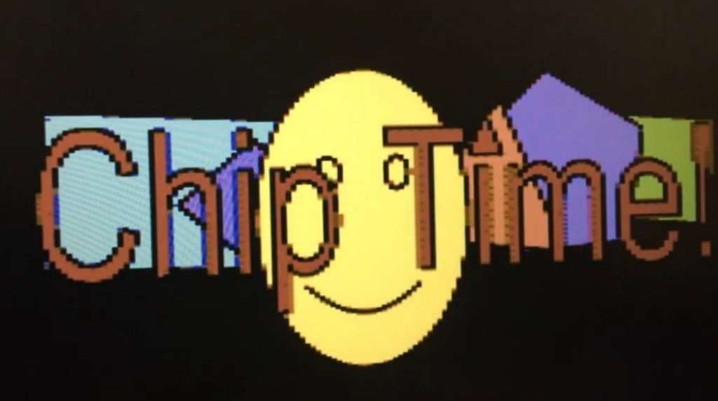 The home screen for the Chip Time game