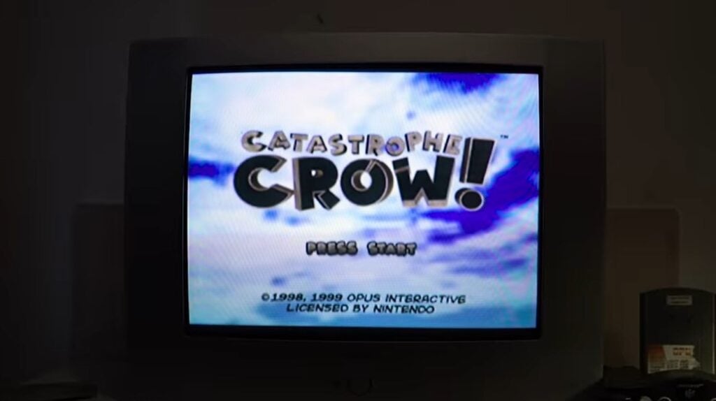 Catastrophe Crow's start screen