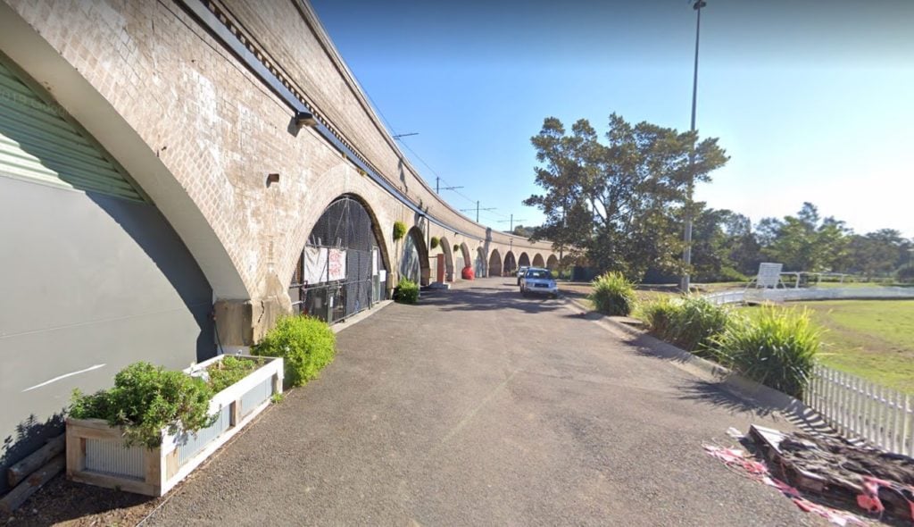 The Jubilee Park viaduct