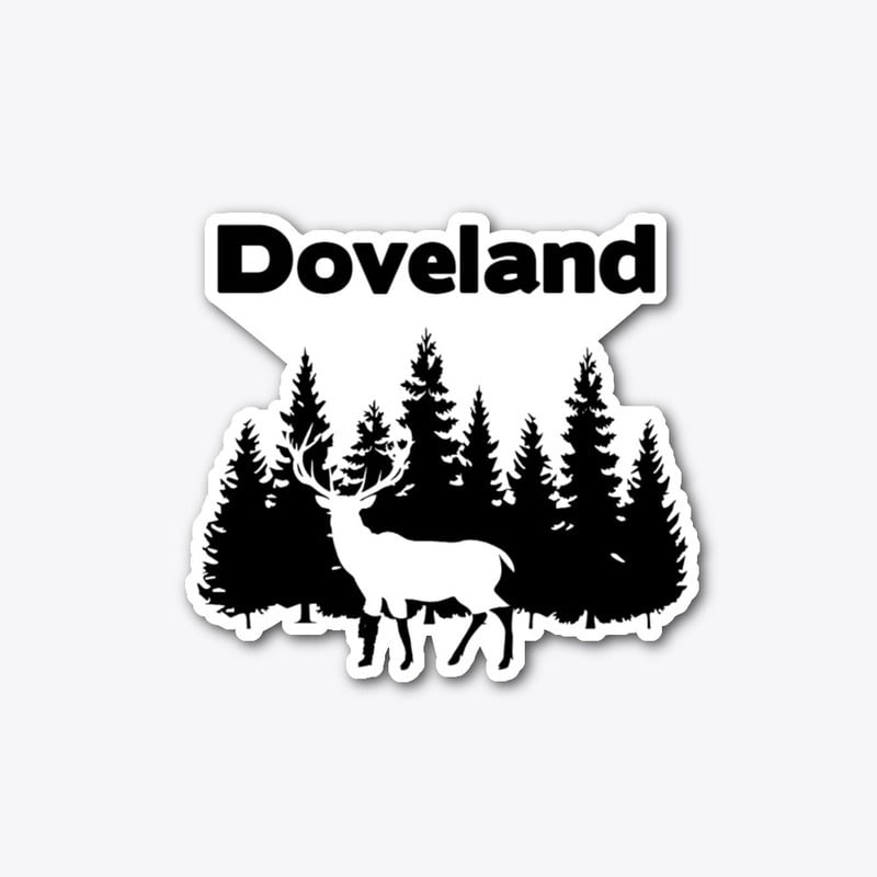 A fan-made Doveland sticker