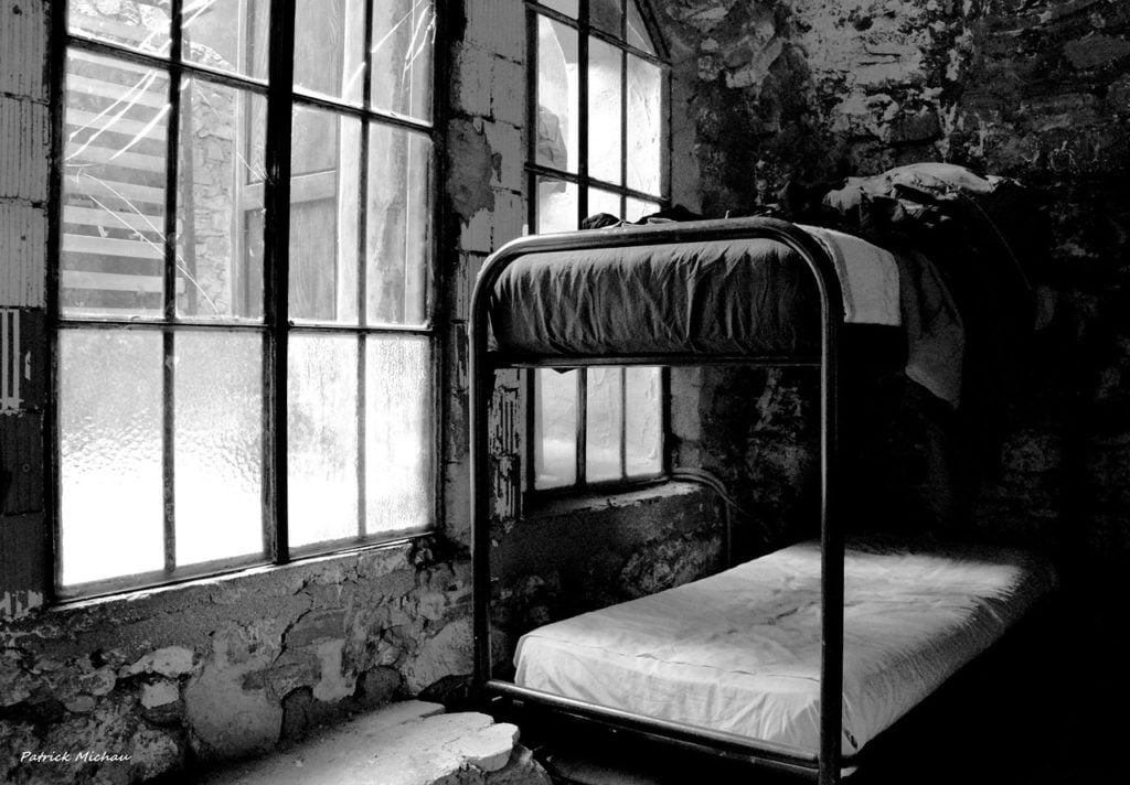 Abandoned bunk beds 