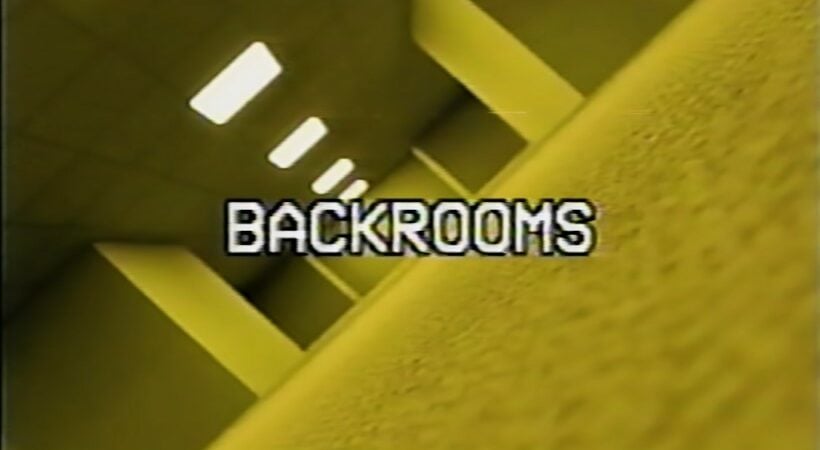 The title card to the Backrooms (Found Footage) video