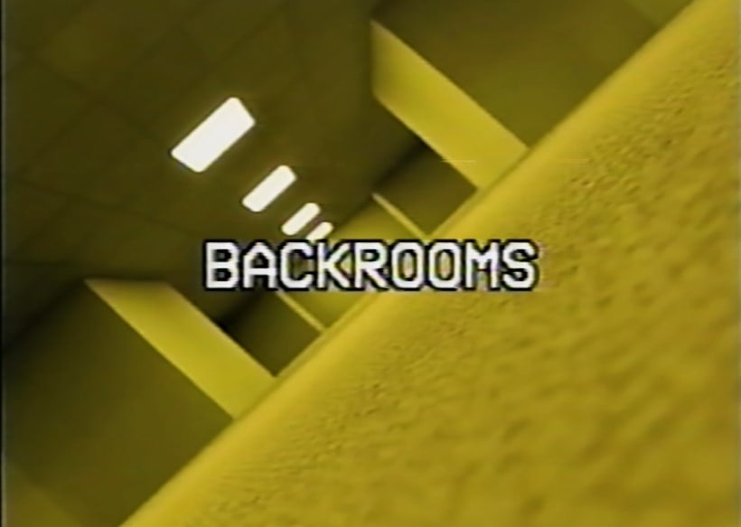 The title card to the Backrooms (Found Footage) video