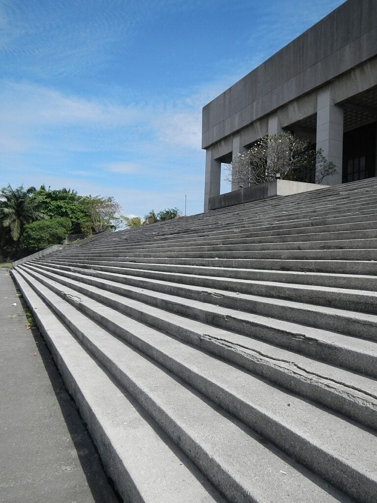 The steps of the Manila Film Center