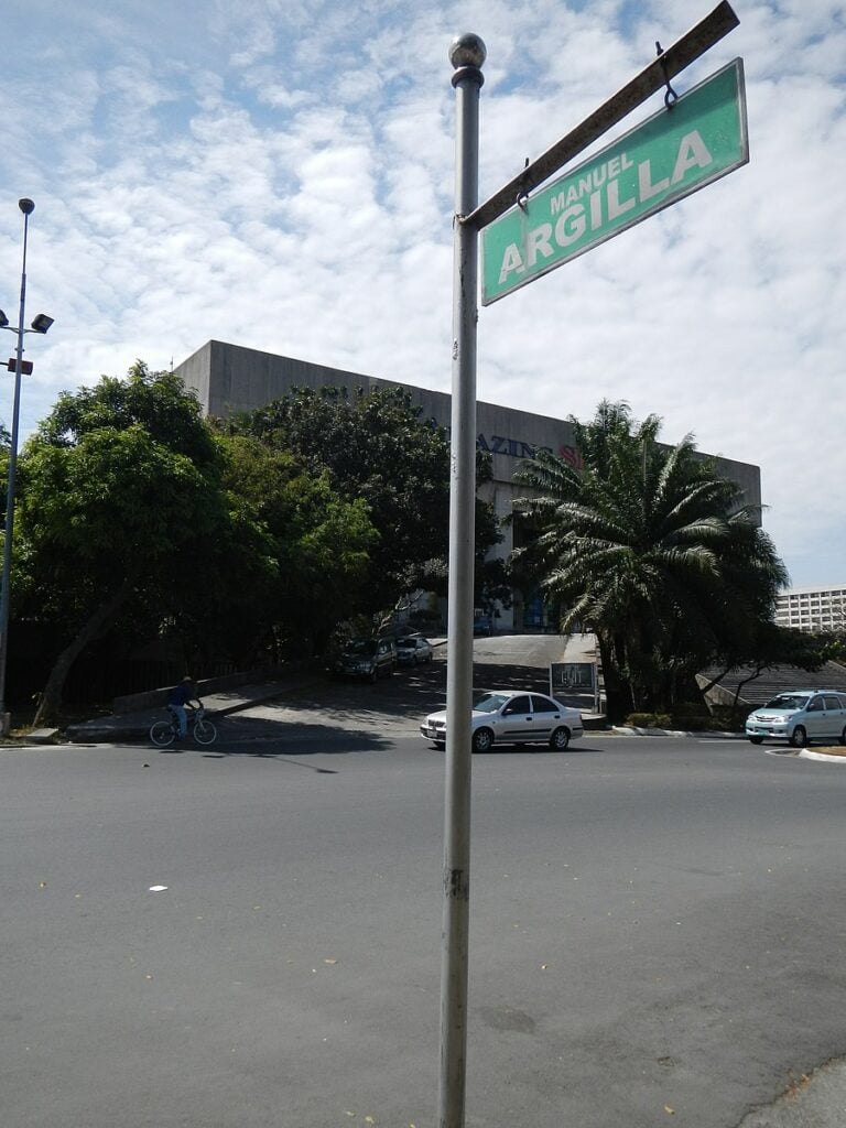 The street outside the Manila Film Center