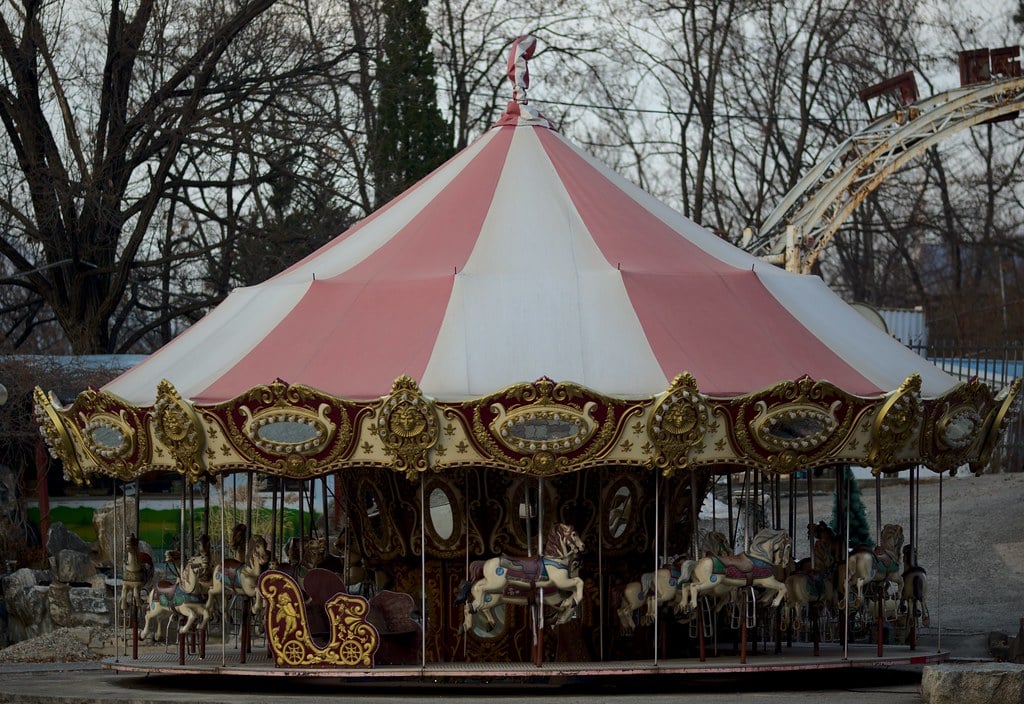 The carousel at Yongma Land