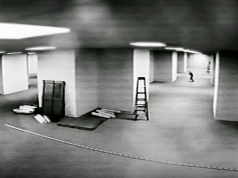 Image depicting a secret level in the backrooms