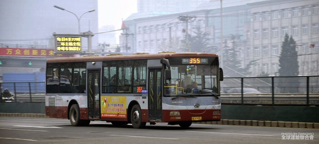 A bus in Beijing
