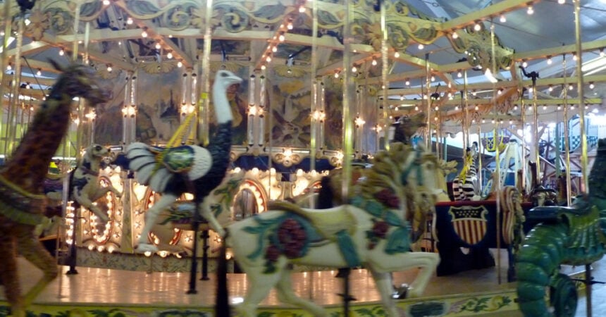 Trimpers Carousel featuring the Forever Joanne horse