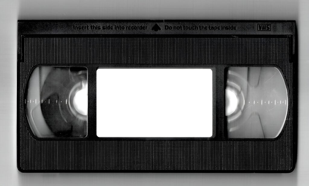 a vhs tape