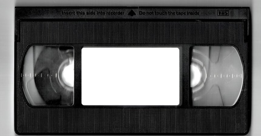 a vhs tape