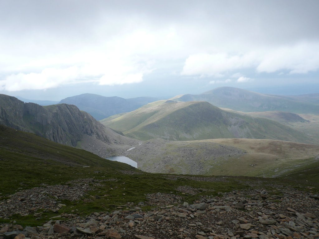 misty mountains in wales