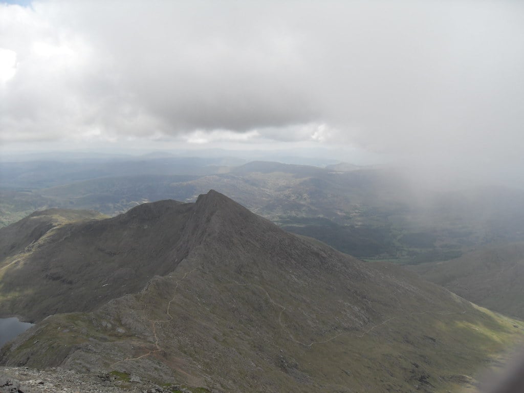 misty mountains in wales