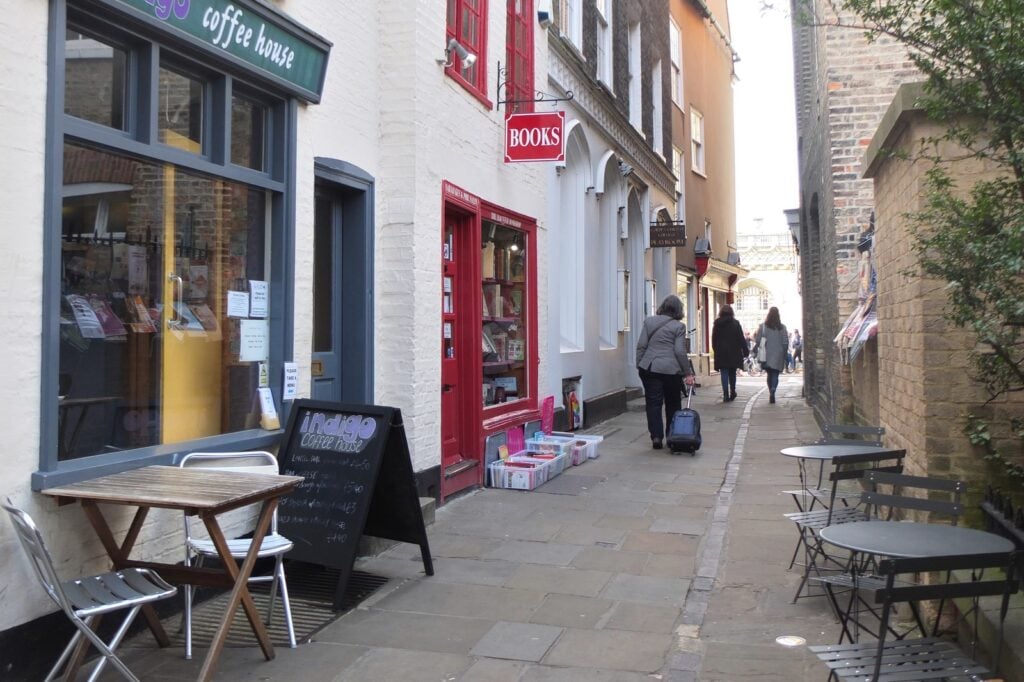 the Haunted Bookshop, viewed from an alternate angle