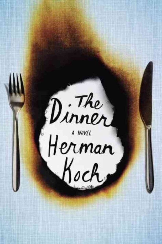 the cover of the novel The Dinner by Herman Koch