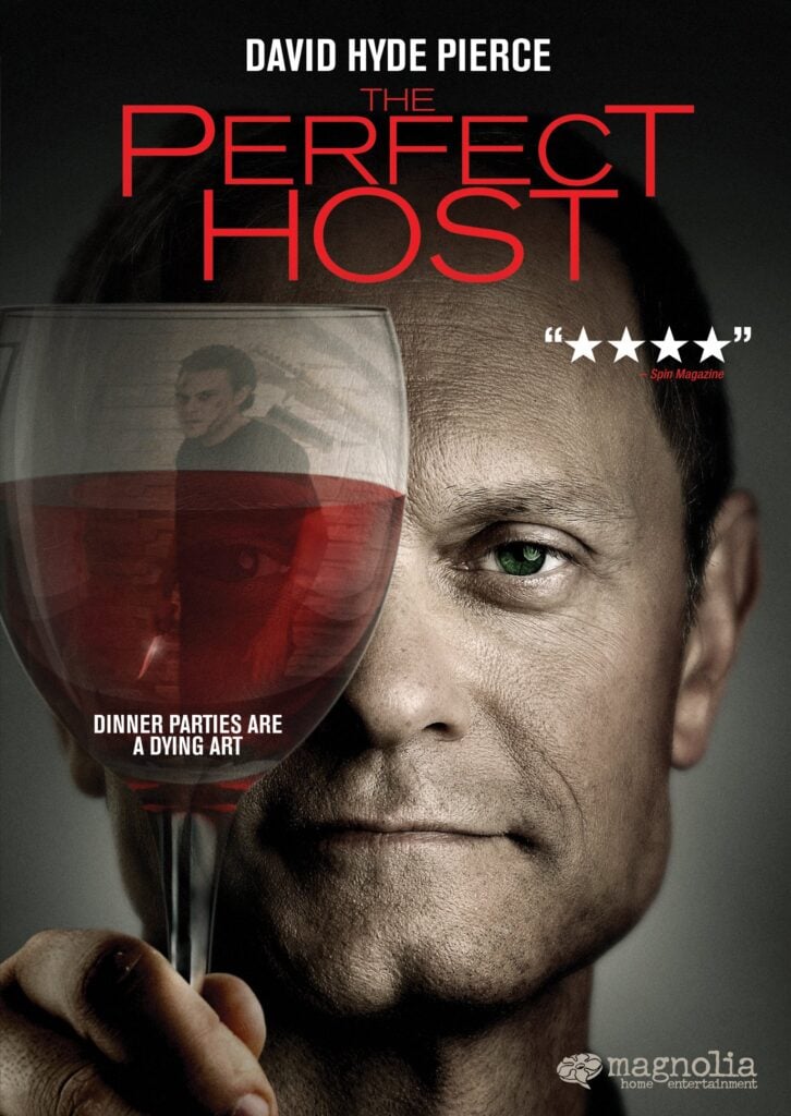 the poster for the 2010 film The Perfect Host