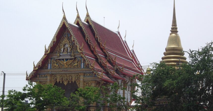 Wat Samian Nari temple in Bangkok, Thailand