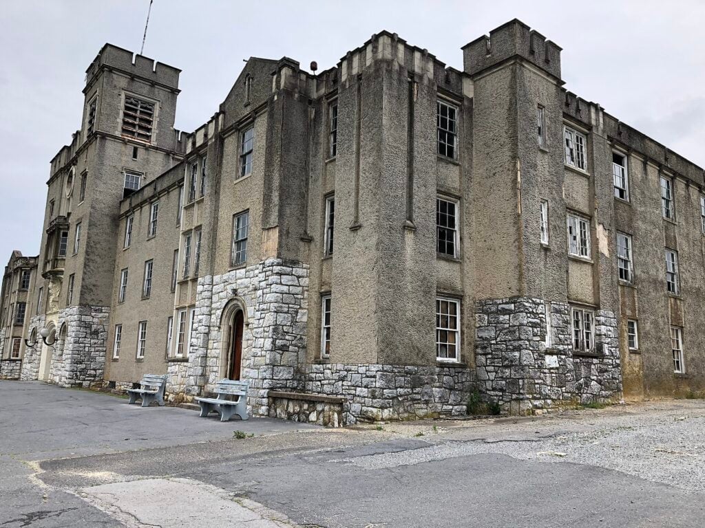 the barracks of the former Augusta Military Academy